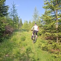 Trailpassage der Altes Almhaus Tour 182