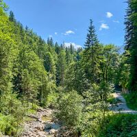 am Beginn der MTB Tour "465 Rund um den Guffert"