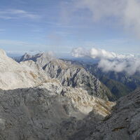 Blick in die Steiner Alpen