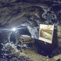 Im Innern des Staudamms Mauvoisin