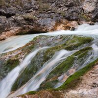 Wasserfall in der Gleirschklamm