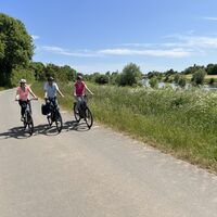 Radfahrer in der Mittelweser-Region