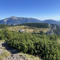 Blick aufs Ottohaus und das Törl