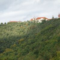 Blick nochmals zum Stift Göttweig