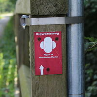 Markierung Pilgerweg Sigwardsweg
