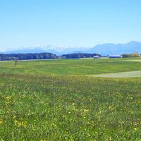 Aussicht von Bergham auf Traunstein
