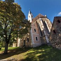 Kirche St. Stefan im Apfelland-Stubenbergsee in der Oststeiermark