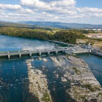 Wasserkraftwerk Rhein