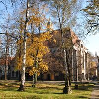 Görlitzer Nikolaifriedhof &amp; Nikolaikirche im Herbst