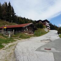Birgkarhaus Abzweigung in Richtung Vier Hütten - Stegmoosalm