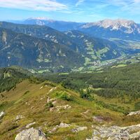 Aussicht Ennstal und Grimming