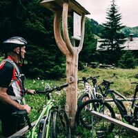 Bike & Hike Station Lärchkaralm | Stallaalm Bikerunde Donnersbachwald