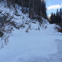 2.7 km Links weiter die Brunntaler Serpentine