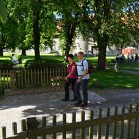 Start zur Wanderung auf dem Rittergut Lucklum
