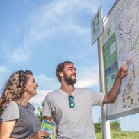 Informationstafel zur Runde