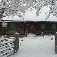 Knödelhütte im Winter
