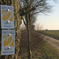 Markierungszeichen der ORTSWEGE Rund um Flötenkiel und Rhadereistedt
