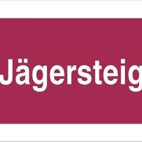Wegbeschilderung Jägersteig