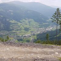 6.9 km Blick auf Bad Kleinkirchheim