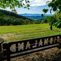 Blick zurück ins Alpenvorland vor Strassreith