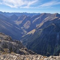 Gipfelfoto Richtung Fallerscheinalpe