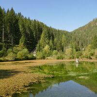 beim Kristallsee angekommen