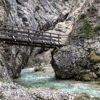 Brücke in der Gleirschklamm