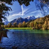 Bürgerausee im Herbst