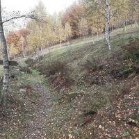 Weg unter der Barfé-Hütte