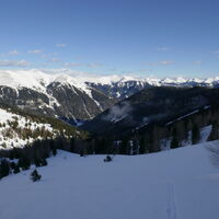 Blick nach Nordosten zu den Rottenmanner und Seckauer Tauern