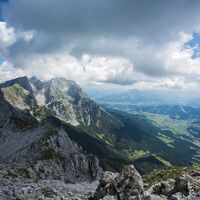 Scheffau_Ausblick vom Scheffauer_Wilder Kaiser