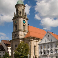 Außenansicht Stiftskirche St. Jakobus Hechingen