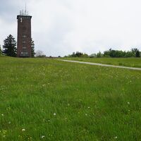 Der historische ehemalige Wasserturm bietet eine atemberaubende Panoramasicht.