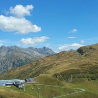 Weg zur Grasjoch Hütte