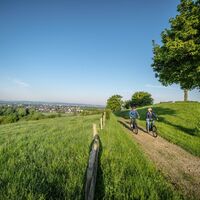 Radfahrer am Prunkweg