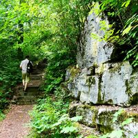 Treppen in Richtung Dietzhäuschen - Meiningen