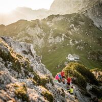 Blick auf Admonterhaus von Admonter Warte