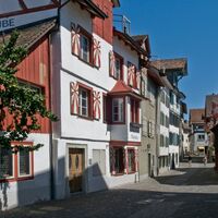 Alte Häuser kleine Gassen - Schiffländi Stein am Rhein