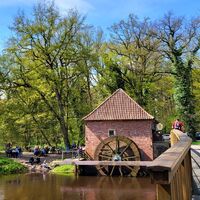 Wassermühle Eitzmühlen mit Oste-Café direkt an der Oste