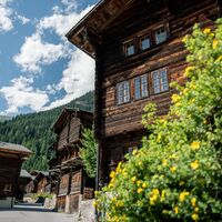 Im Bergdorf Ritzingen mit Speicher