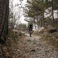 Ein Teil der holprigsten Passage der Strecke