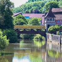 Holzbrücke in Schwäbisch Hall
