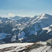 Wir genießen die Aussicht am Gipfel