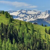 9.7 km Bichlalm vor den Hohen Tauern
