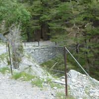 Naturbrücke über den Bietschbach