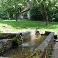 Jakobsbrunnen oberhalb von Münklingen