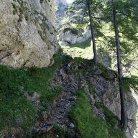 Aufstieg am AV Steig