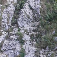 Erste Kletterpassage unter dem Steinernen Jäger