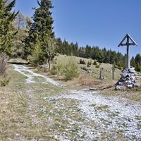 Wegkreuz am Sattel zwischen Schöckl und Niederer Schöckl