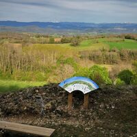 Panorama auf den Mont Blanc